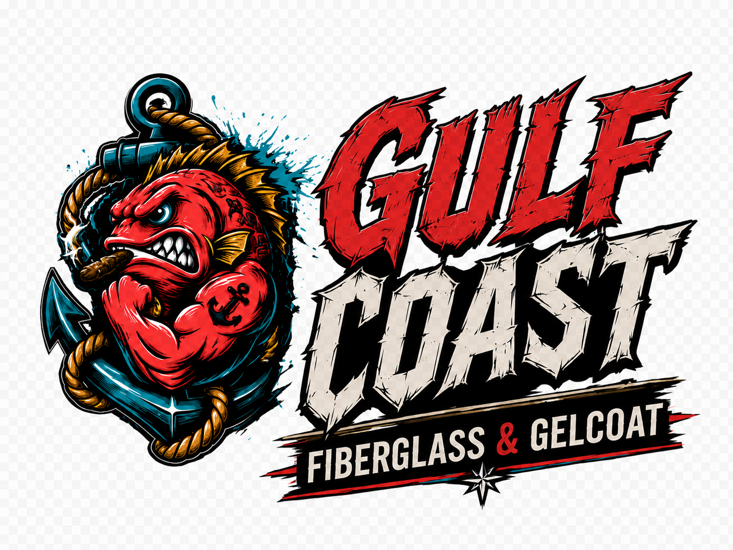 Gulf Coast Fiberglass & Gelcoat Logo